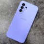Чехол для Samsung A36 Silicone Case, с логотипом, фиалковый