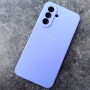 Чехол для Samsung A57 Silicone Case, с логотипом, сиреневый
