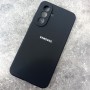 Чехол для Samsung A57 Silicone Case, с логотипом, черный