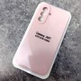 Чехол для Samsung A57 Silicone Case, с логотипом, розовый песок