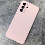 Чехол для Samsung A57 Silicone Case, с логотипом, розовый песок