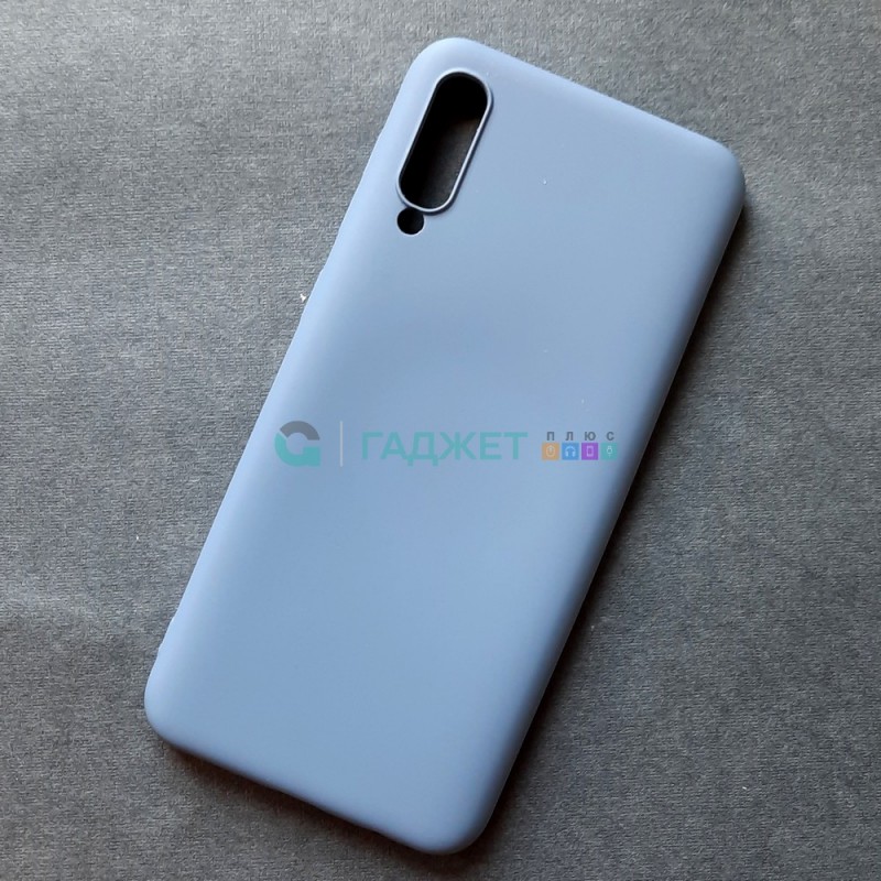 Силиконовый чехол для Samsung A50 / A30S, серо-фиолетовый Силиконовый чехол для Samsung A50 / A30S, серо-фиолетовый
