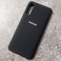 Samsung A50 чехол, Silicone Case с логотипом, черный Samsung A50 чехол, Silicone Case с логотипом, черный
