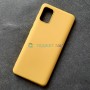 Силиконовый чехол для Samsung A51, желтый