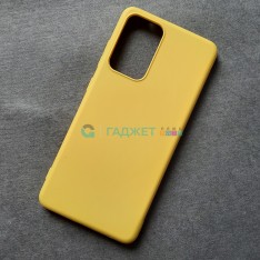 Силиконовый чехол для Samsung A52, желтый