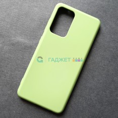 Силиконовый чехол для Samsung A52, светло-зеленый