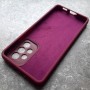 Чехол для Samsung A53, Silicone Case, сливовый