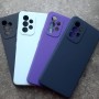 Чехол для Samsung A53, Silicone Case, светло-голубой