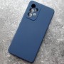 Чехол для Samsung A53, Silicone Case, темно-синий матовый