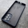 Чехол для Samsung A53, Silicone Case, темно-сине-серый матовый