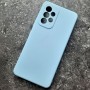 Чехол для Samsung A53, Silicone Case, светло-голубой