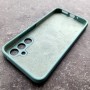 Чехол для Samsung A54, Silicone Case, с логотипом, ментоловый