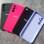 Чехол для смартфона Samsung A54, Silicone Case с логотипом, темно-зеленый