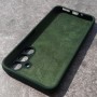 Чехол для смартфона Samsung A54, Silicone Case с логотипом, темно-зеленый
