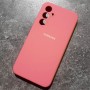 Чехол для Samsung A54, Silicone Case с логотипом, розовый песок