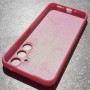 Чехол для Samsung A54, Silicone Case с логотипом, розовый песок