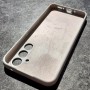 для Samsung A54 бампер, Silicone Case с логотипом, белый