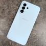 Чехол для Samsung A56 Silicone Case, с логотипом, голубой