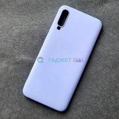 Силиконовый чехол для Samsung A70, фиолетовый