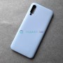 Силиконовый чехол для Samsung A70, серо-фиолетовый