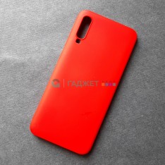 Силиконовый чехол для Samsung A70, красный