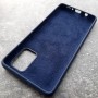Чехол для Samusng A71, Silicone Case, с логотипом, темно-синий Чехол для Samusng A71, Silicone Case, с логотипом, темно-синий