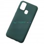 Чехол для Samsung M31 силиконовый, зеленый