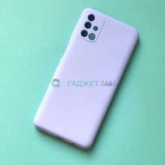 Чехол для Samsung M31S силиконовый, фиолетовый