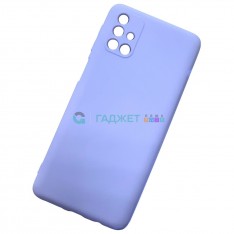 Чехол для Samsung M31S силиконовый, сиреневый