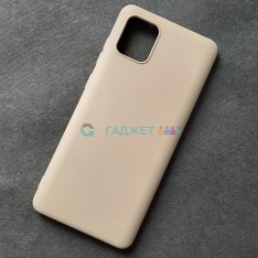 Силиконовый чехол для Samsung Note 10 Lite, античный белый