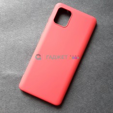 Силиконовый чехол для Samsung Note 10 Lite, красная камелия