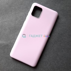 Силиконовый чехол для Samsung Note 10 Lite, сиреневый