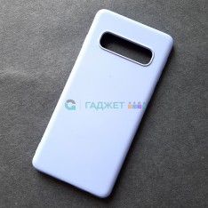 Силиконовый чехол для Samsung S10, фиолетовый