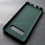 Силиконовый чехол для Samsung S10, темно-зеленый