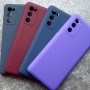 Чехол для Samsung S20 FE, Silicone Case, темно-сине-серый матовый