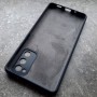 Чехол для Samsung S20 FE, Silicone Case, темно-сине-серый матовый