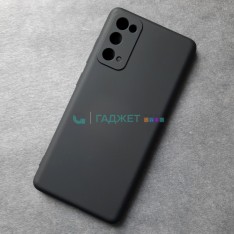 Cиликоновый чехол для Samsung S20 FE, черный