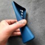 Cиликоновый чехол для Samsung S20 FE, синий Cиликоновый чехол для Samsung S20 FE, синий