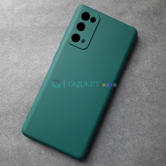 Cиликоновый чехол для Samsung S20 FE, темно-зеленый
