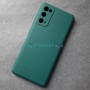 Cиликоновый чехол для Samsung S20 FE, темно-зеленый Cиликоновый чехол для Samsung S20 FE, темно-зеленый