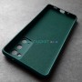 Cиликоновый чехол для Samsung S20 FE, темно-зеленый Cиликоновый чехол для Samsung S20 FE, темно-зеленый
