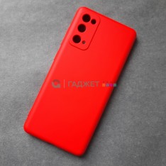 Cиликоновый чехол для Samsung S20 FE, красный