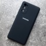 Чехол для Samsung S20 FE, Silicone Case с логотипом, черный Чехол для Samsung S20 FE, Silicone Case с логотипом, черный