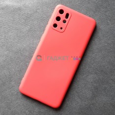 Силиконовый чехол для Samsung S20 Plus, красная камелия