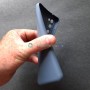 Силиконовый чехол для Samsung S20, серо-фиолетовый