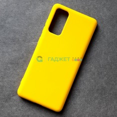 Cиликоновый чехол для Samsung S20 FE, желтый
