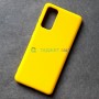 Cиликоновый чехол для Samsung S20 FE, желтый Cиликоновый чехол для Samsung S20 FE, желтый