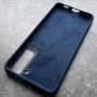 Чехол для Samsung S21 Plus, Silicone Case, темно-синий матовый Чехол для Samsung S21 Plus, Silicone Case, темно-синий матовый