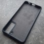 Чехол для Samsung S21 Plus, Silicone Case, темно-сине-серый матовый Чехол для Samsung S21 Plus, Silicone Case, темно-сине-серый матовый