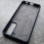 Чехол для Samsung S21, Silicone Case, темно-сине-серый матовый Чехол для Samsung S21, Silicone Case, темно-сине-серый матовый